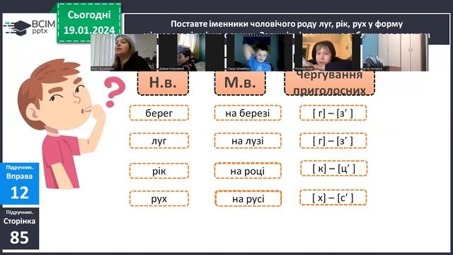 19.01, укр.мова, ст 8586правила, впр 15 смотреть онлайн