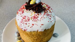 Пасхальные КУЛИЧИ из Венского теста.Глазурь на желатине.