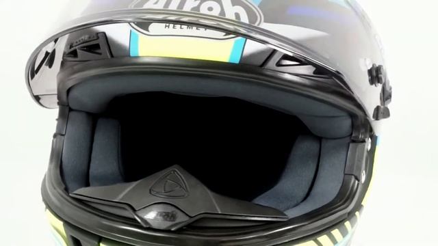 Kask AIROH gp500 rival blue neon yellow смотреть онлайн