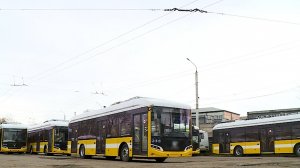 Новые, комфортабельные троллейбусы привезли в Ставрополь