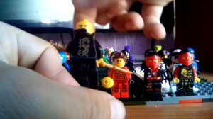 Все мои мини фигурки лего ниндзяго.!