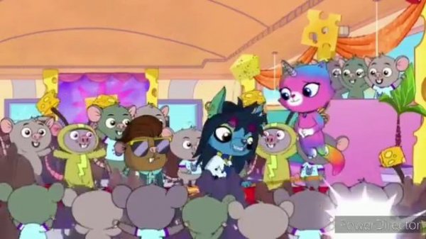 Радужно-бабочково-единорожная кошка - ( 49. Песенка для крыс ) 🌈 🦋 🦄 🐈