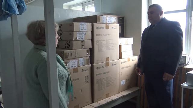 Осмотр Поляковым В.Ф. оборудования в Ильинской амбулатории . смотреть онлайн