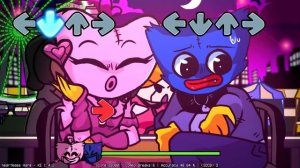 Свидание Хагги Вагги и Кисси Мисси во Friday Night Funkin VS Kissy And Huggy Date week (reskin)