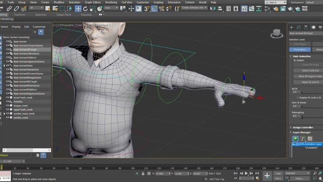 01 Zombie start CAT BONE max Autodesk 3ds Max 2019 Student Version 2019 04 04 22 55 12 смотреть онлайн