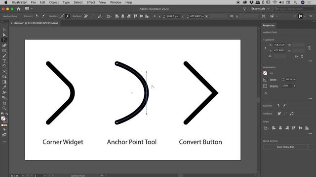 How to Smooth Corners in Illustrator смотреть онлайн