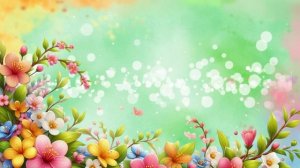 Весенний футаж