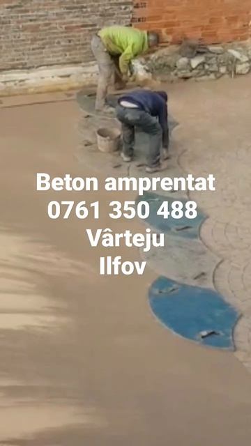 Beton amprentat 0761 350 488 Vârteju, Ilfov. Curte cu beton amprentat, terase cu beton amprentat смотреть онлайн