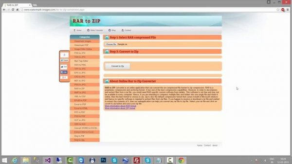 Convert RAR to ZIP for FREE online