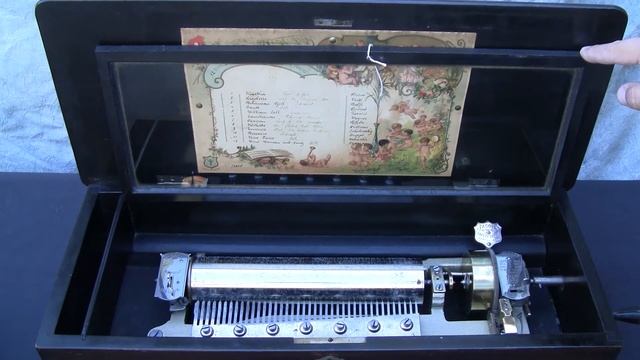 Mermod Freres Swiss Cylinder Music Box 4 смотреть онлайн