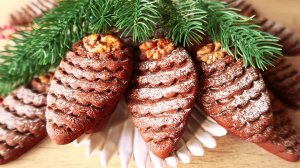 Никто не догадается, как вы его сделали! Новогоднее Печенье Шишки. Выпечка к чаю.