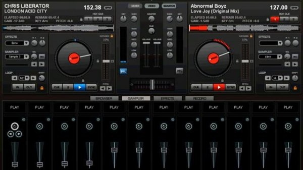 Virtual DJ 6 Pro. Sampler (Сэмплер)