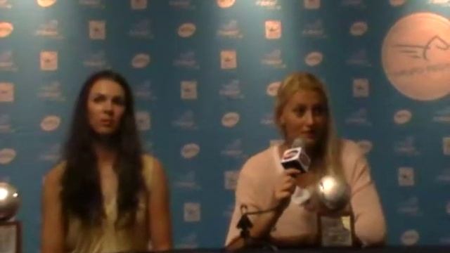 Abierto Mexicano De Tenis 2014 - Conferencia De Mladenovic Y Voskoboeva, Campeonas En Dobles
