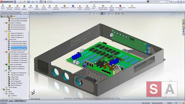 SOLIDWORKS Electronics Module смотреть онлайн