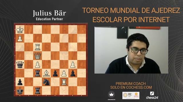 Fundamentos #3: Piezas Indefensas | Maxi Perez | Mundial Escolar Online | Cochess.com смотреть онлайн
