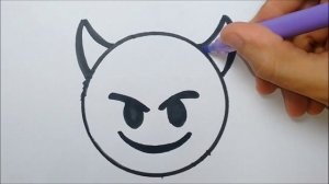 КАК РИСОВАТЬ ЭМОДЗИ нарисовать смайлик