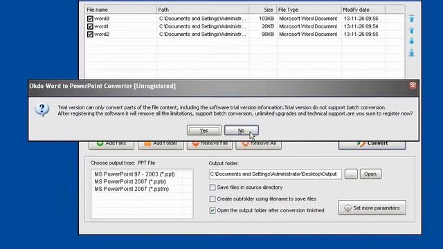 How to use Okdo Word to PowerPoint Converter смотреть онлайн