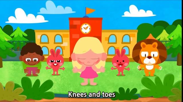 Head Shoulders Knees And Toes | Nursery Rhymes | Simple Songs For Kids |