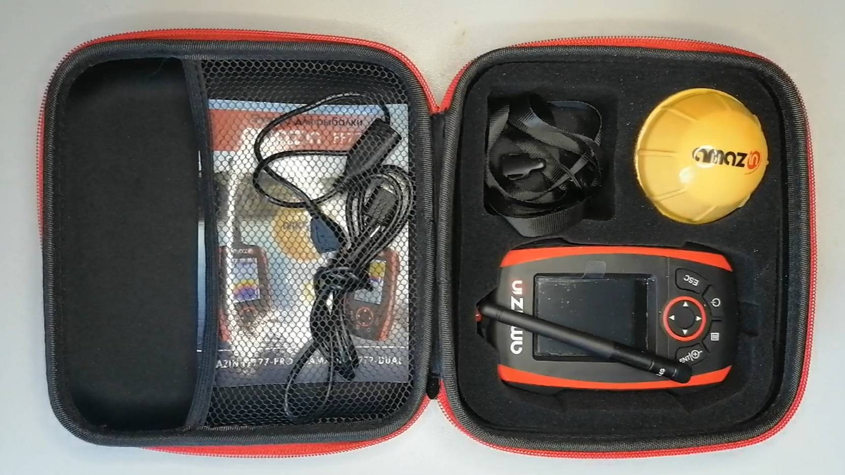 Обзор, беспроводной эхолот шар Amazin для зимней и летней рыбалки. смотреть онлайн