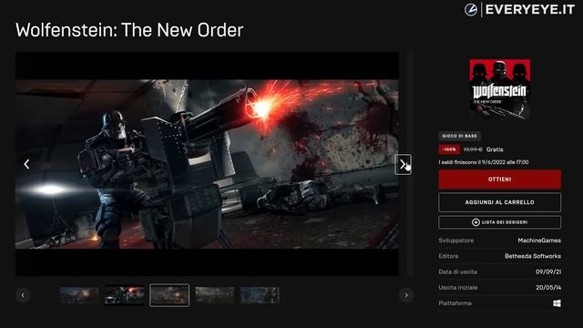 WOLFENSTEIN GRATIS: THE NEW ORDER È IMPERDIBILE!