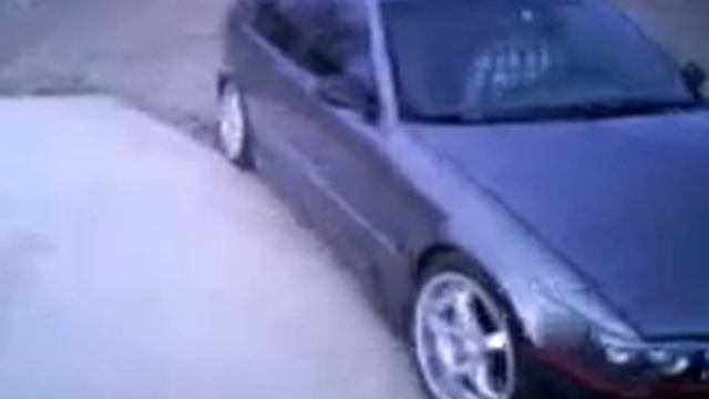 BMW 325 e36 turbo burnout. смотреть онлайн