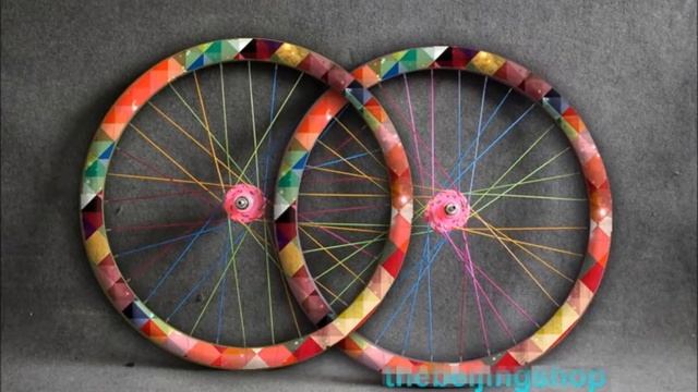 Leopard Pattern Bike Wheel Rim Stickers for Fixie Fixed gear bike thebeijingshop.com смотреть онлайн