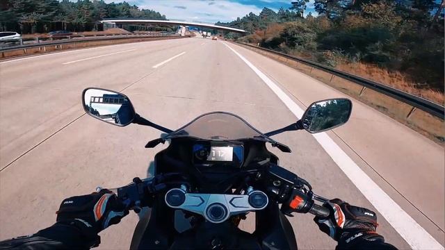 Прохват на спортбайке Honda CBR 650 r смотреть онлайн