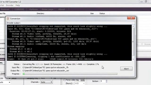 como convertir video FLV A AVI смотреть онлайн