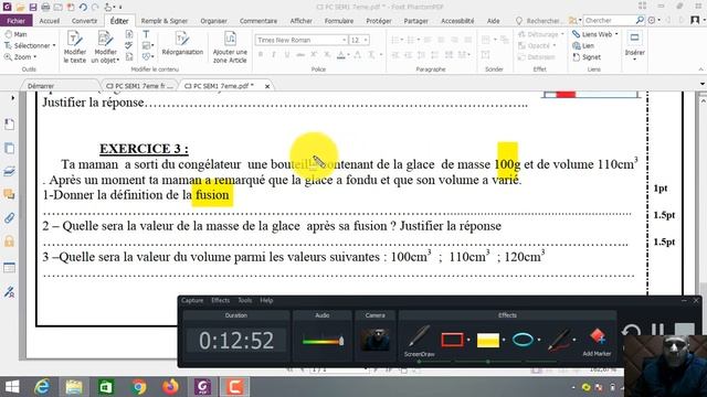 Correction Série1 Semestre 2 – physique chimie – 1ere collège – Inter ( module – chaleur – mélanges смотреть онлайн