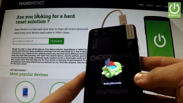 Hard Reset NAVROAD Nexo Handy - Bypass Lock Screen Pattern смотреть онлайн