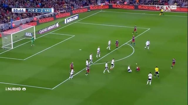 Неймар против Валенсии La Liga 17042016 смотреть онлайн