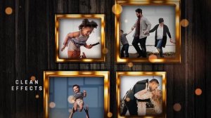 Golden Frames Slideshow ★ DaVinci Resolve Templates ★