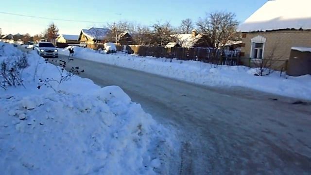 60 км\ч на санках. КАЗАНЬ!!!! 24.01.14 смотреть онлайн