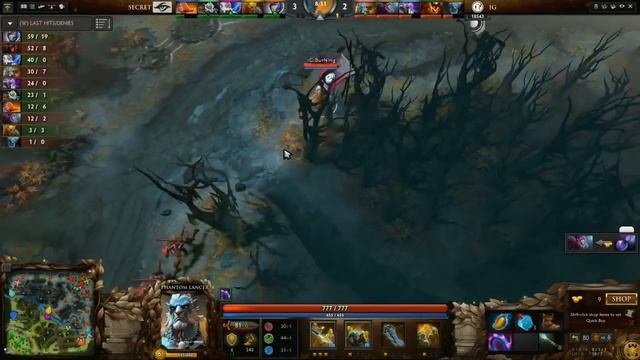 Secret vs iG TI5 Main Event bo3 игра 2 rus смотреть онлайн