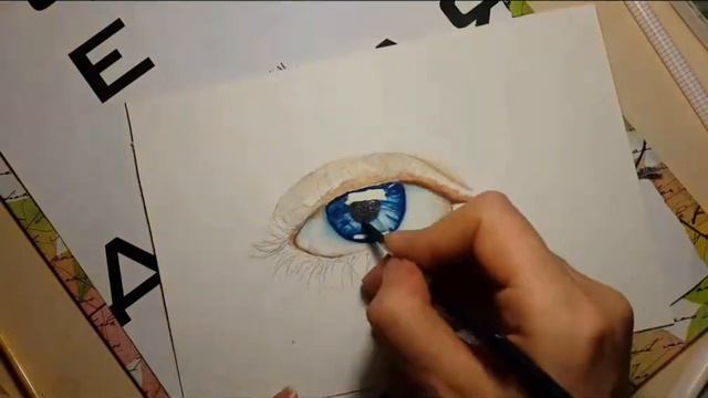 Рисунок глаза. draw an eye смотреть онлайн