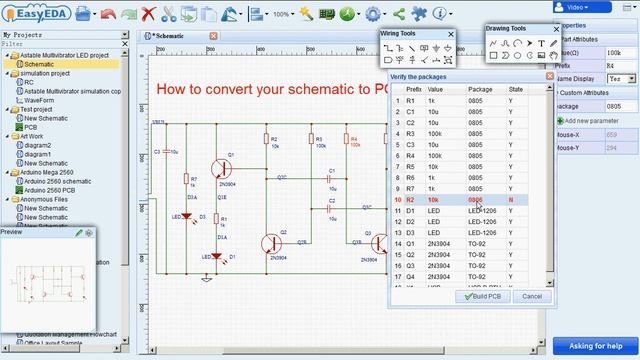 Convert Schematic to PCB смотреть онлайн