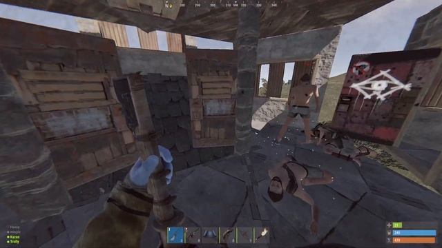 When you're grubbing, and panic sets in - Rust смотреть онлайн
