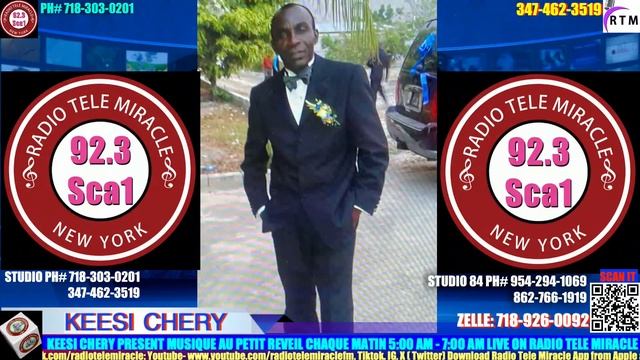 KEESI CHERY MUSIQUE AU PETIT REVEIL LIVE ON RADIO TELE MIRACLE 92.3 смотреть онлайн