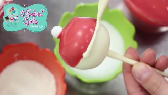 3 Sweet Girls Cakery - Santa Cake Pops! смотреть онлайн