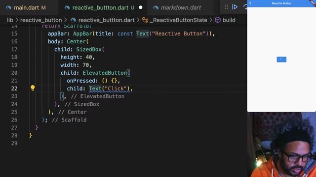 Flutter | Reactive Buttons #live смотреть онлайн