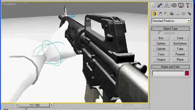 My 3ds max 9 M-16A2 animations смотреть онлайн