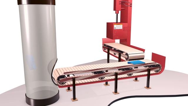 Производство рекламы, анимация конвейера для сайта