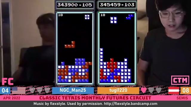 DAS MASTERS! NGC Man, Tugi | Semis | Classic Tetris Monthly Futures Circuit смотреть онлайн
