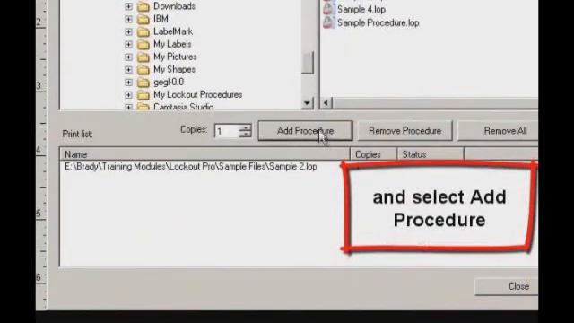 Brady LockoutPro Software: Batch Printing смотреть онлайн