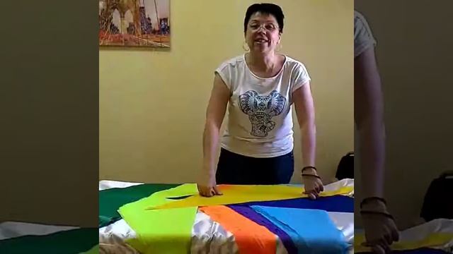 Пионерские галстуки разноцветные