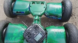 №93 Наземный дрон из гироскутеров. Управление ELRS Raduomaster XT12, до 2 км.