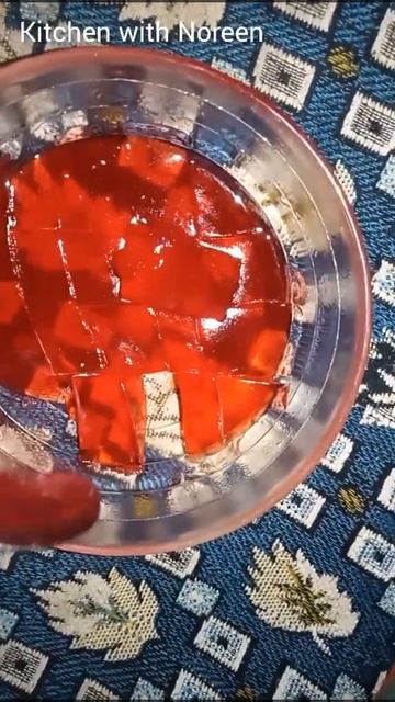 Strawberry Jelly Custard 🍮