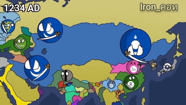 History of China and neighbor (18000BC - 2024) Countryballs Best version смотреть онлайн