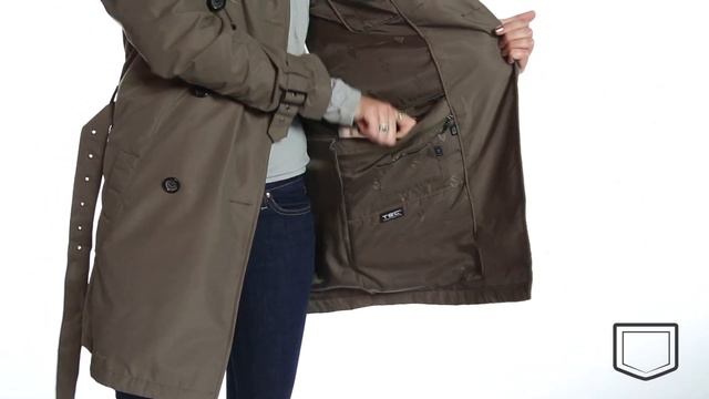 The SCOTTeVEST Women's Trench Coat