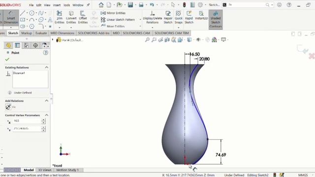 Design Flower Pot & New Learn Flex Features In Solidworks (हिंदी) 😊 смотреть онлайн